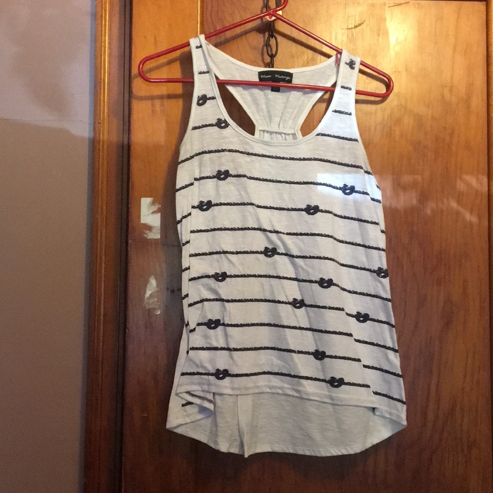 White tank top